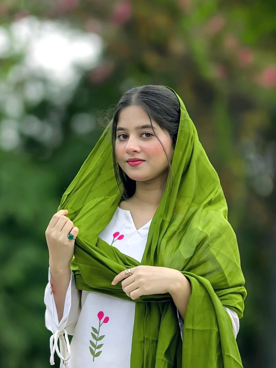 Women's  Printed 3-Piece Kurta Set with Dupatta